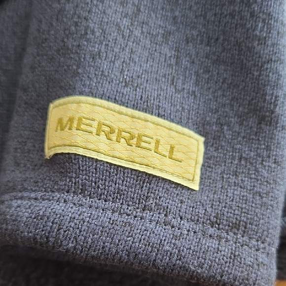 Merrell Women's Medium Cowl Neck Snap Thick Fleece Thumb Hole Pocket Pullover - Picture 14 of 16